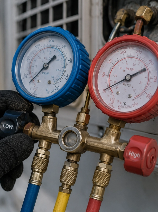 Refrigerant levels and system pressure